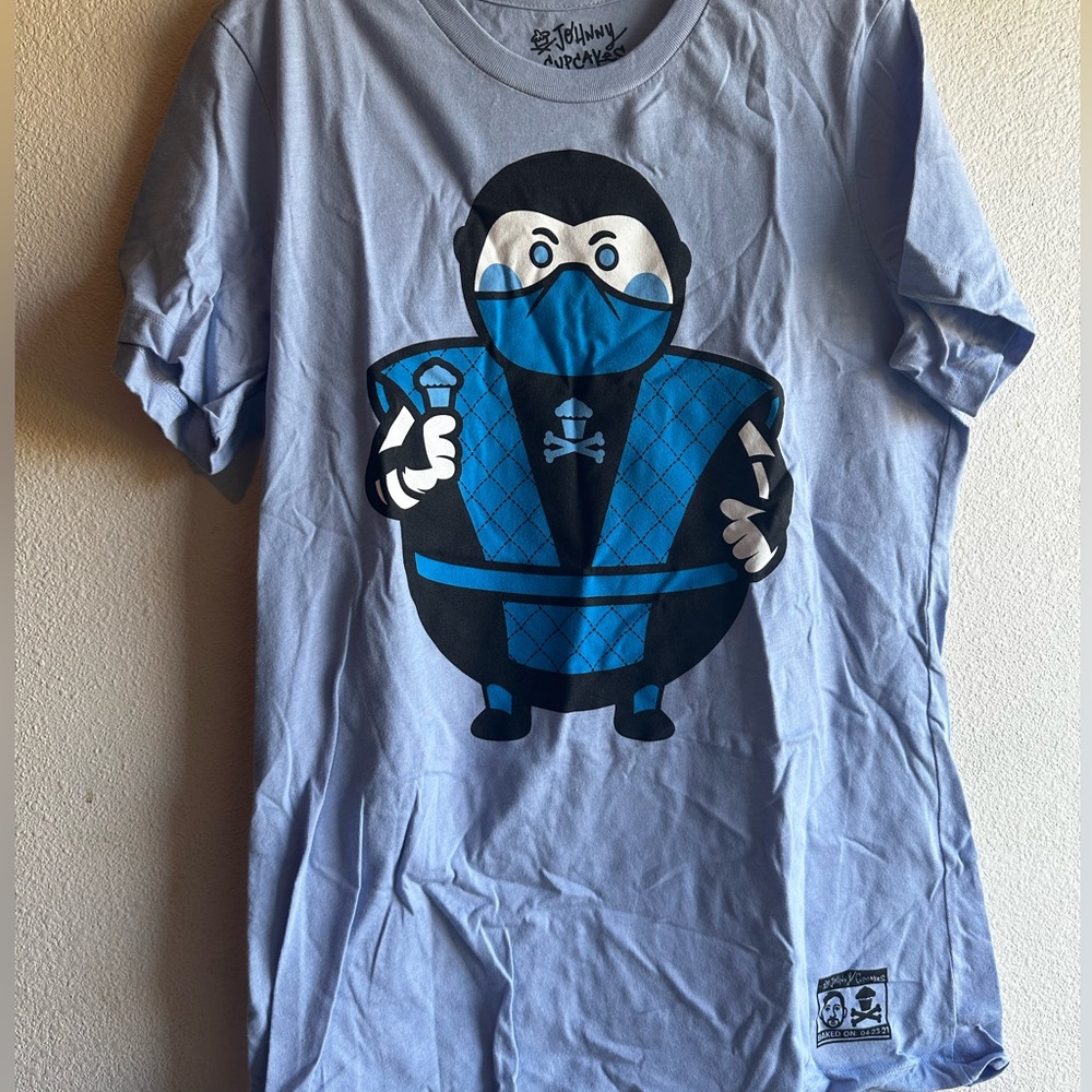 New Johnny Cupcakes womens cut Mortal Combat inspired shirt